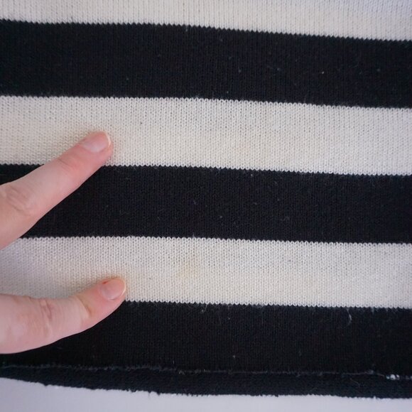 Vintage Ami Knits Black Red White Cardigan Preppy Collegiate 80s Vintage M - Picture 6 of 11